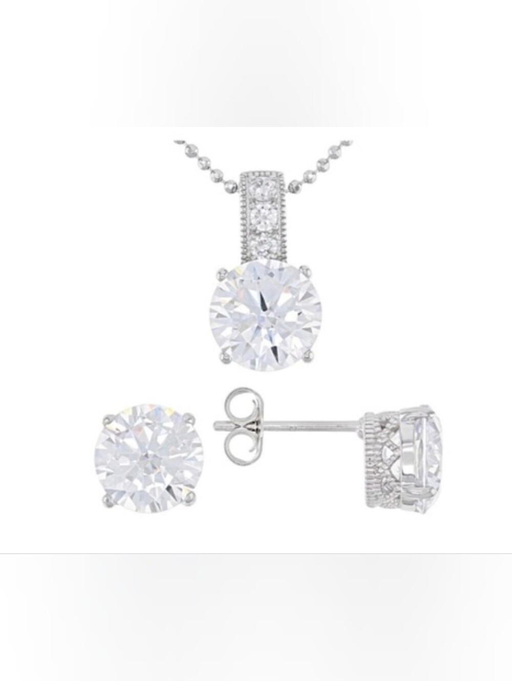 Vanna K Pendant & Earrings Set